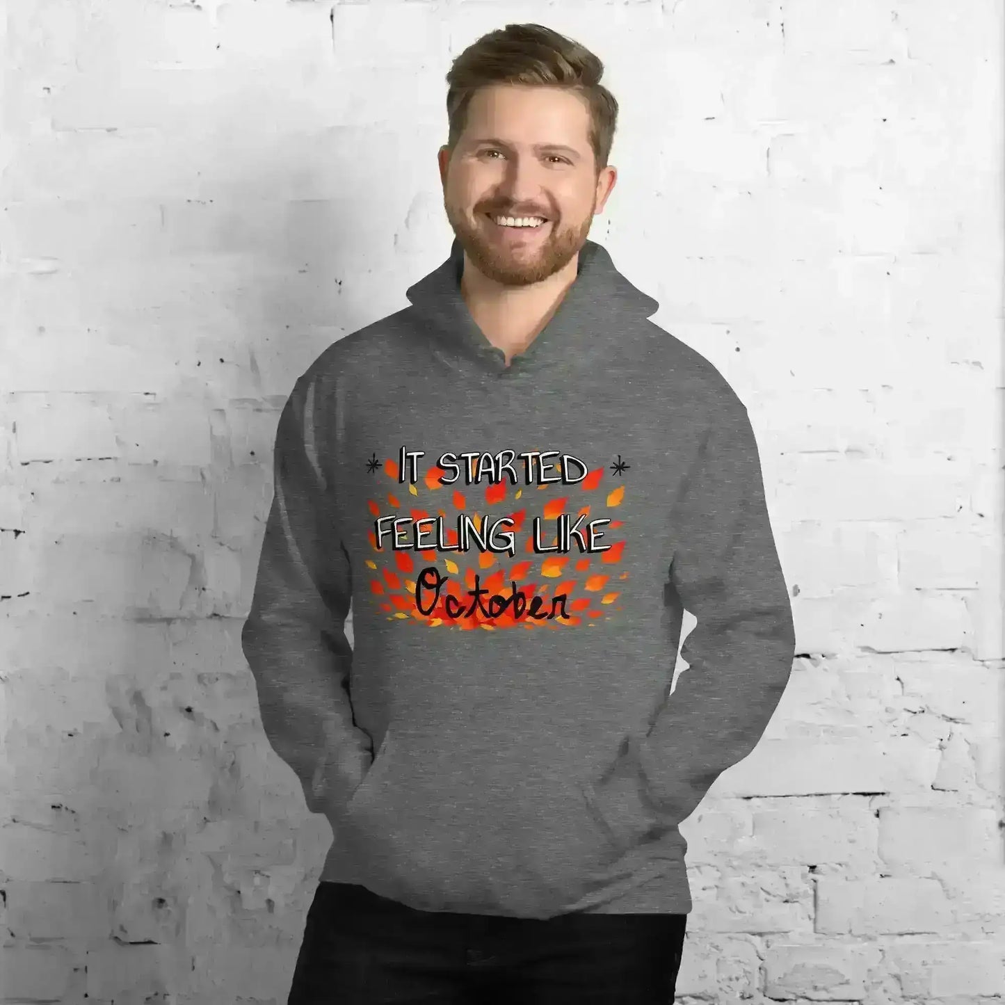 It Started Feeling Like October Jack's Mannequin Inspired Pullover Hoodie - Cady Creations
