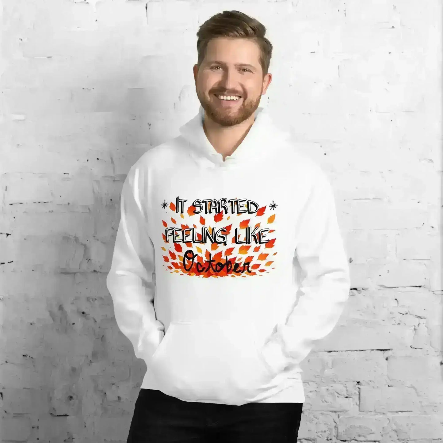 It Started Feeling Like October Jack's Mannequin Inspired Pullover Hoodie - Cady Creations