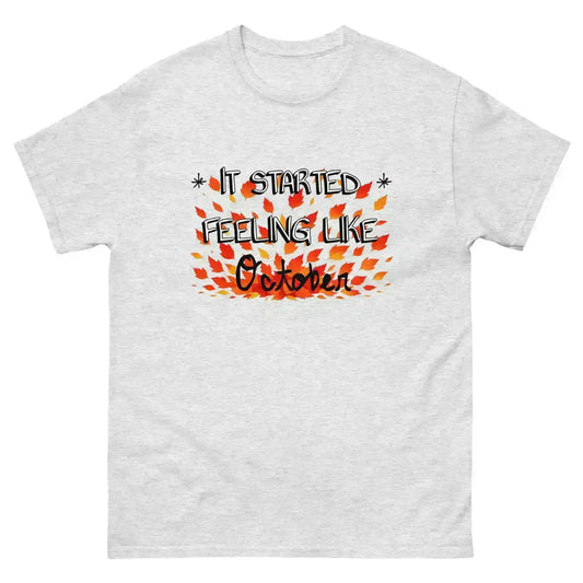 It Started Feeling Like October Jack's Mannequin Inspired Unisex Tee - Cady Creations