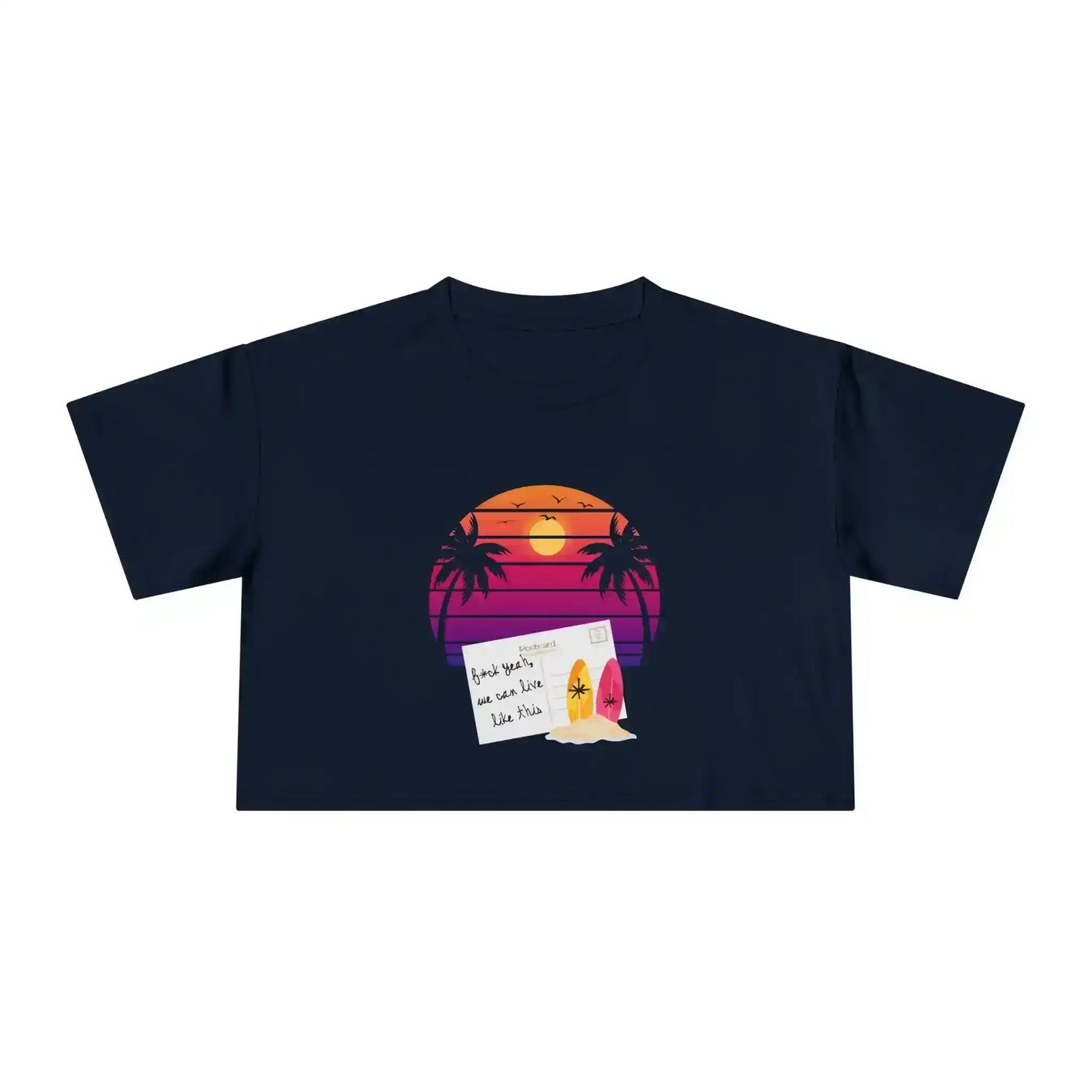 Jack's Mannequin Holiday From Real Inspired - Crop Top - Cady Creations