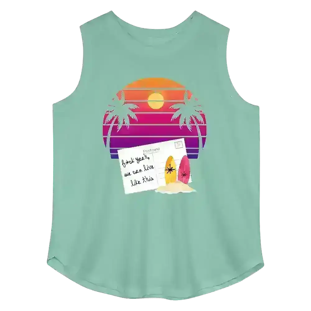 Jack's Mannequin Holiday From Real Inspired - Curvy Tank - Cady Creations