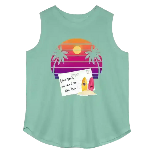 Jack's Mannequin Holiday From Real Inspired - Curvy Tank - Cady Creations