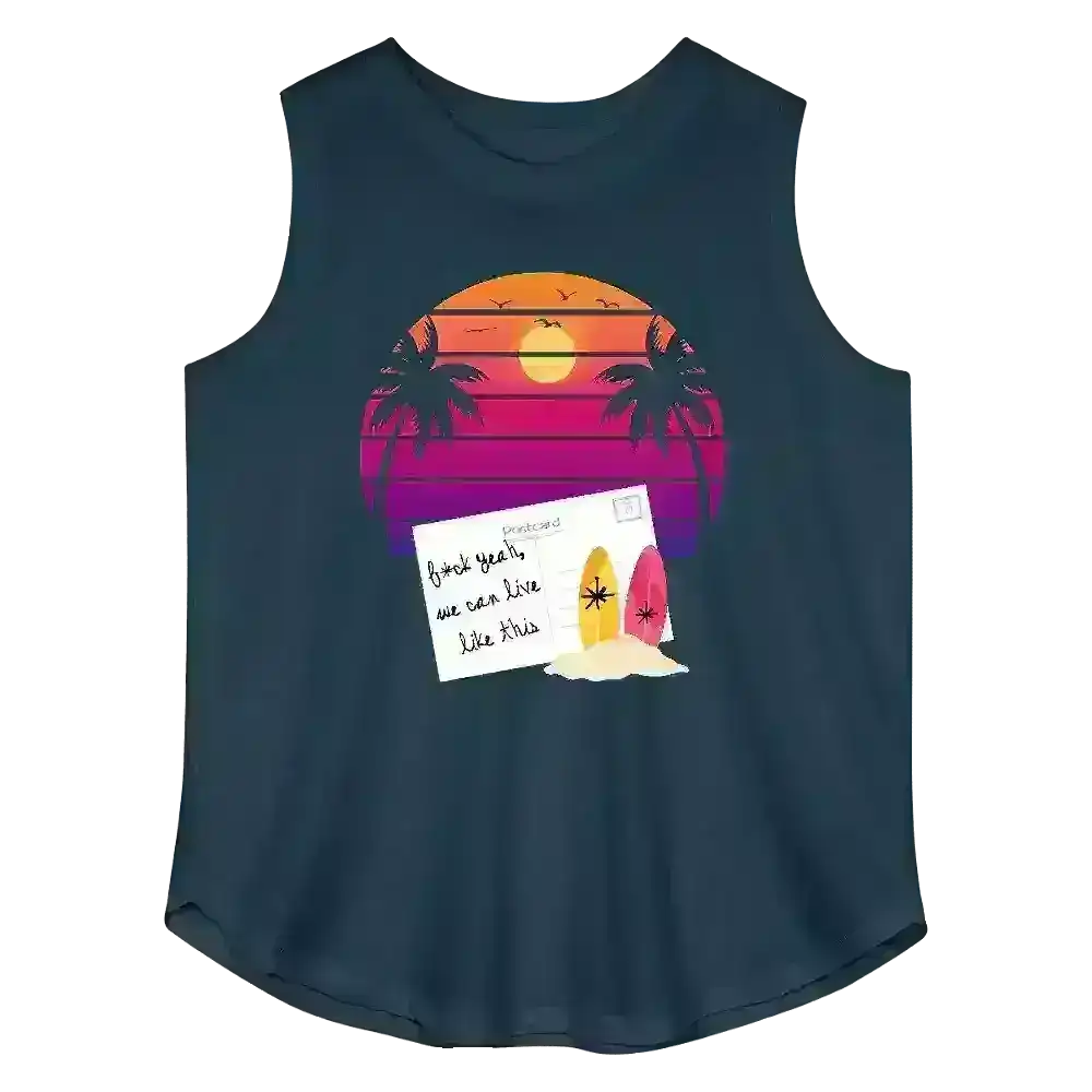Jack's Mannequin Holiday From Real Inspired - Curvy Tank - Cady Creations