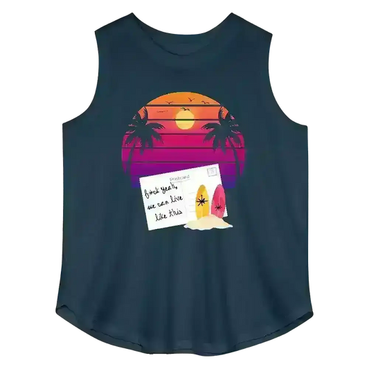 Jack's Mannequin Holiday From Real Inspired - Curvy Tank - Cady Creations