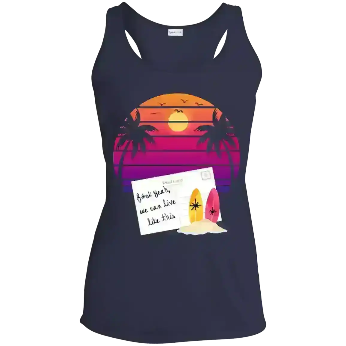 Jack's Mannequin Holiday From Real Inspired - Racerback Tank - Cady Creations