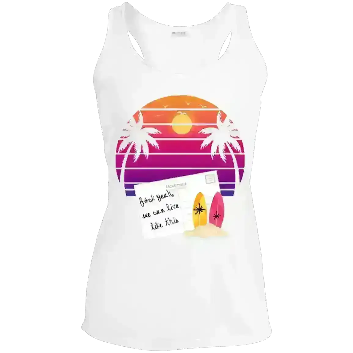 Jack's Mannequin Holiday From Real Inspired - Racerback Tank - Cady Creations