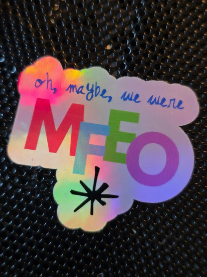  Jack's Mannequin MFEO Lyric Inspired - Premium Vinyl Sticker - Cady Creations