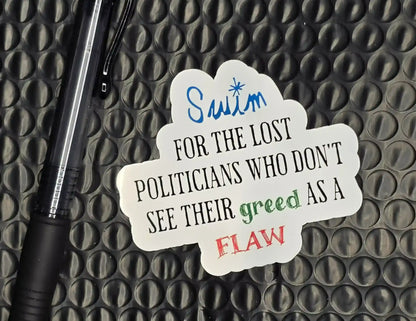 Swim Lyric Sticker | Jack’s Mannequin Quote Vinyl Sticker - Cady Creations