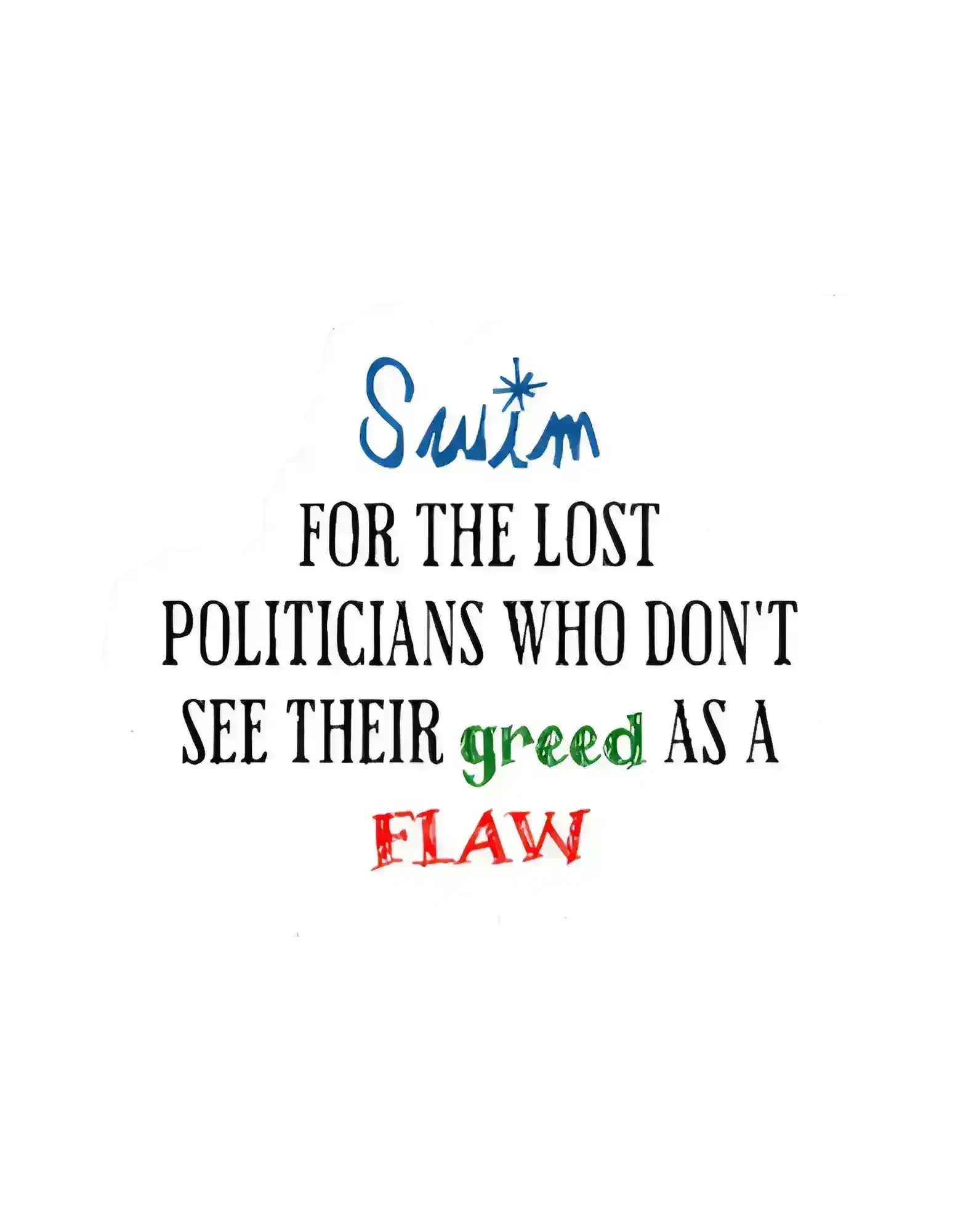  Jack's Mannequin Swim Lyric Inspired - Premium Vinyl Sticker - Cady Creations