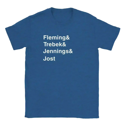 Jeopardy Hosts - Unisex Tee - Cady Creations