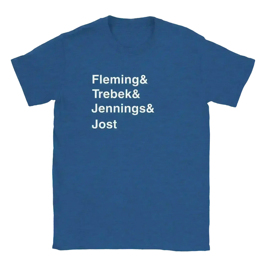 Jeopardy Hosts - Unisex Tee - Cady Creations