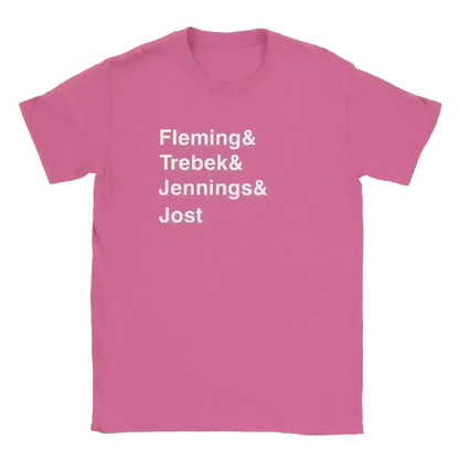 Jeopardy Hosts - Unisex Tee - Cady Creations