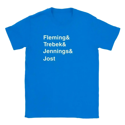 Jeopardy Hosts - Unisex Tee - Cady Creations