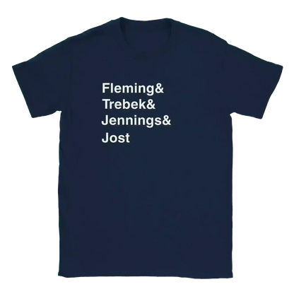 Jeopardy Hosts - Unisex Tee - Cady Creations