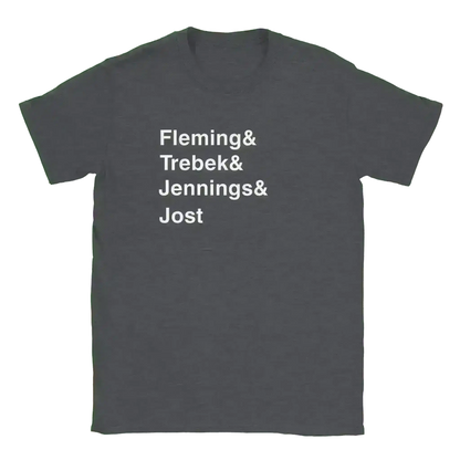 Jeopardy Hosts - Unisex Tee - Cady Creations