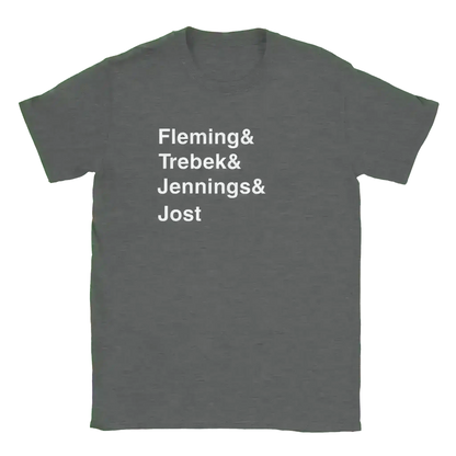 Jeopardy Hosts - Unisex Tee - Cady Creations