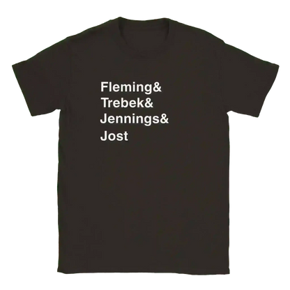 Jeopardy Hosts - Unisex Tee - Cady Creations