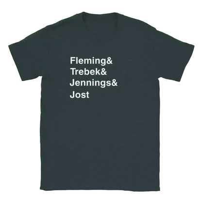 Jeopardy Hosts - Unisex Tee - Cady Creations
