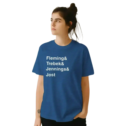 Jeopardy Hosts - Unisex Tee - Cady Creations