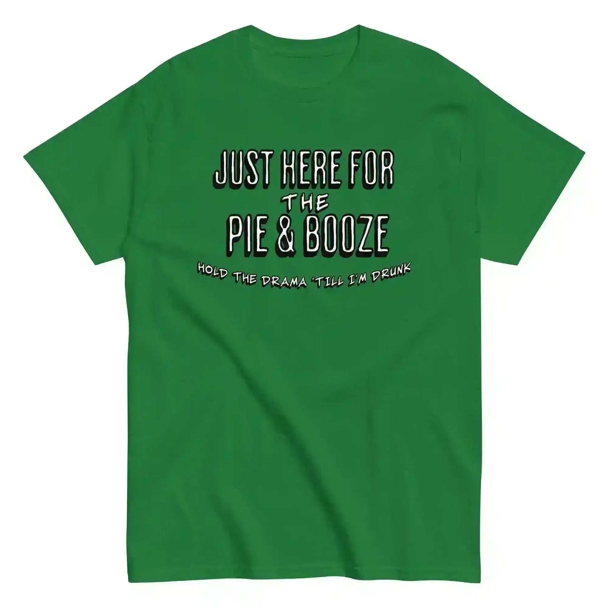 Just Here For The Pie & Booze Unisex Tee - Cady Creations