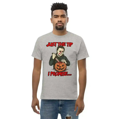 Just The Tip I Promise Unisex Tee - Dark Halloween Humor - Cady Creations