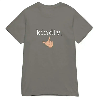 Kindly Middle Finger - Fitted Tee - Cady Creations