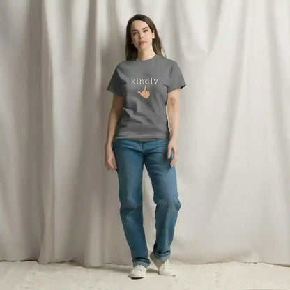 Kindly Middle Finger - Unisex Tee - Cady Creations