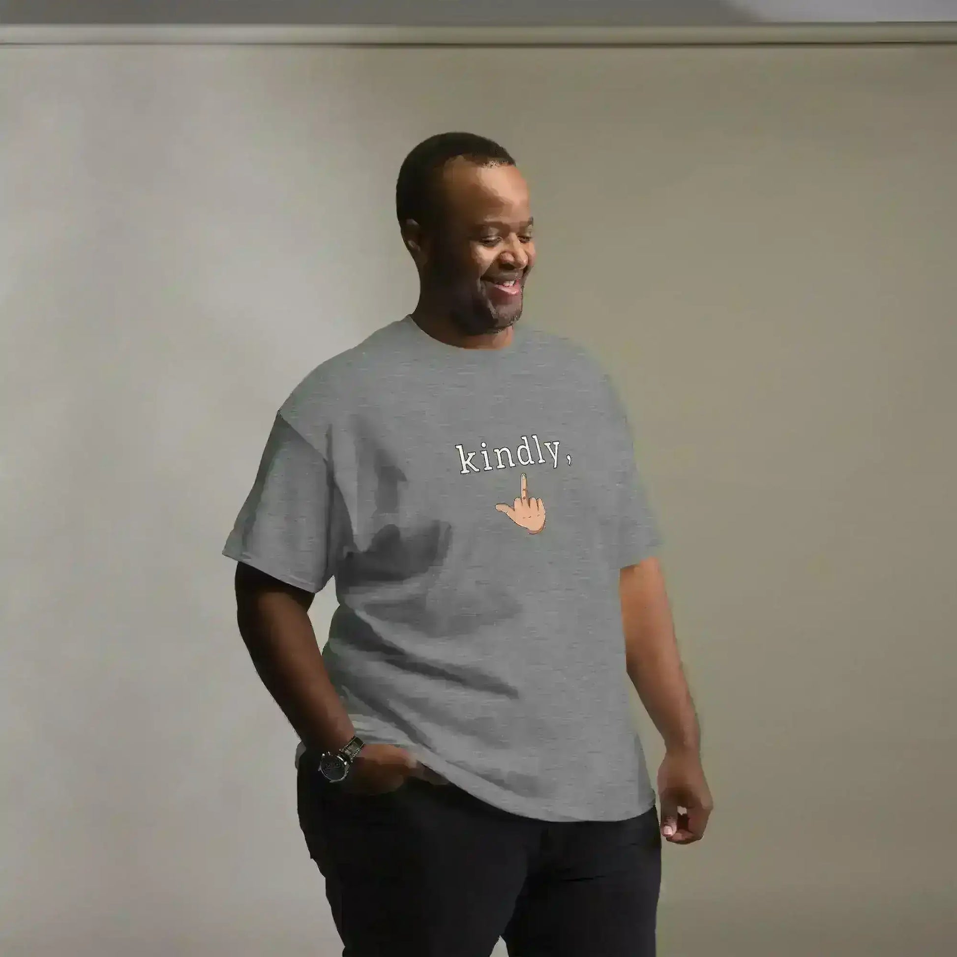 Kindly Middle Finger - Unisex Tee - Cady Creations