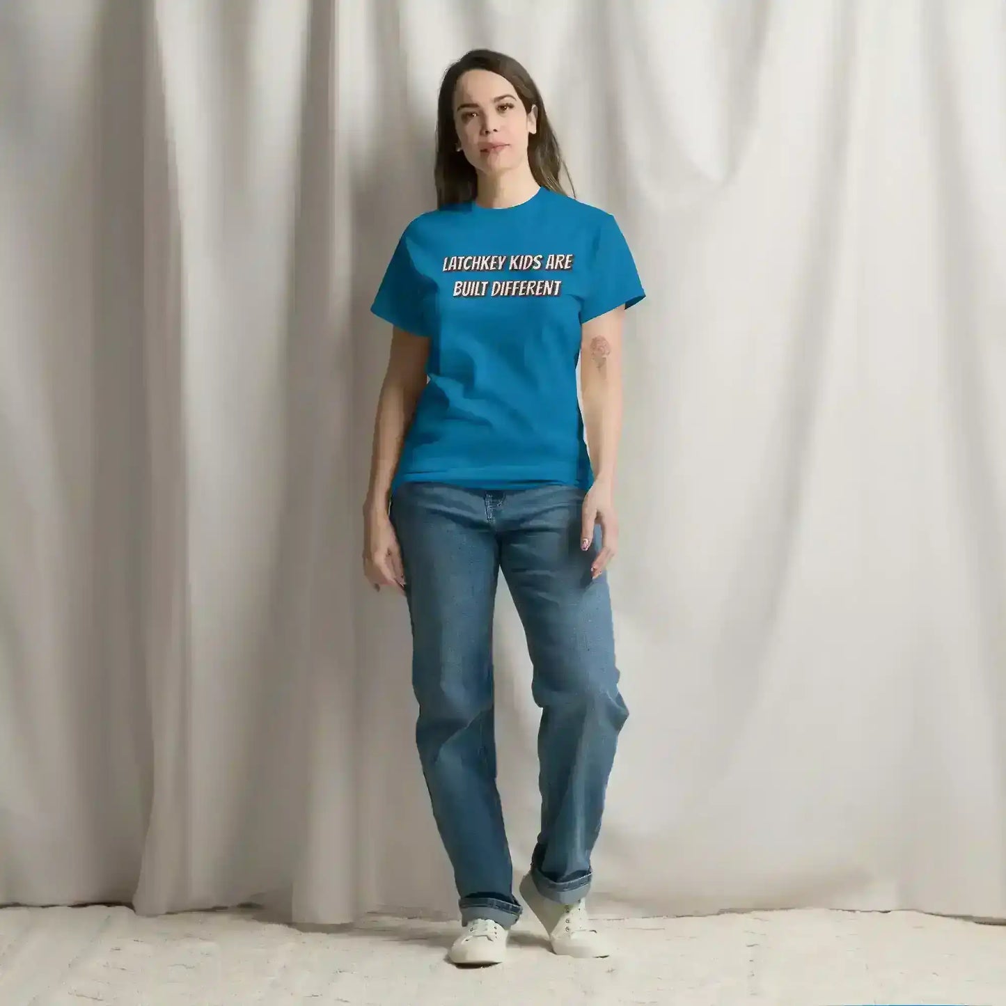 Latchkey Kids Are Built Different Unisex Tee - Cady Creations