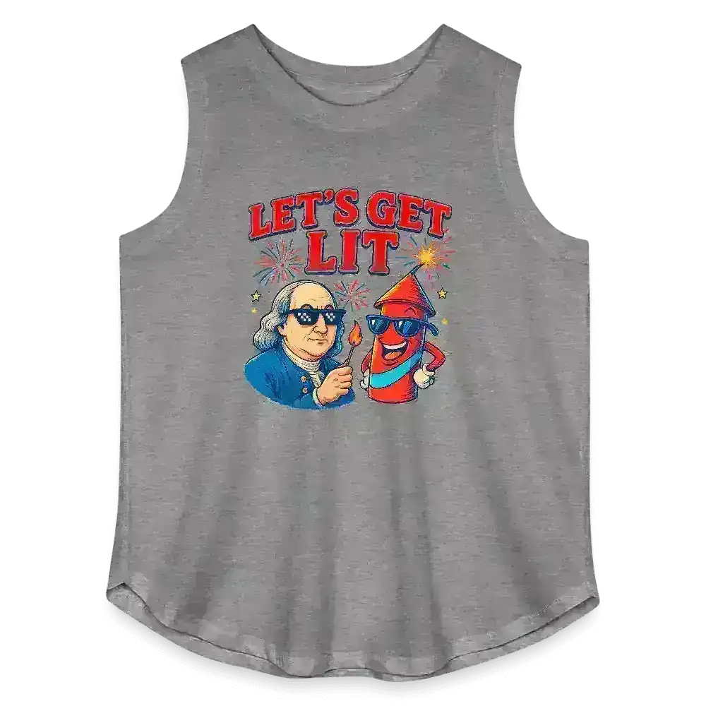 Let's Get Lit - Curvy Tank - Cady Creations