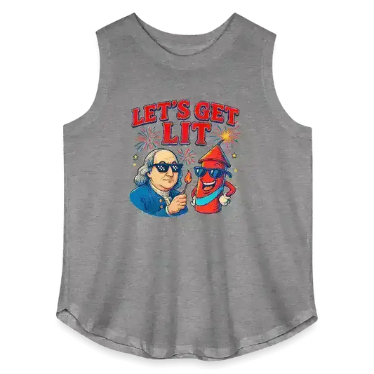 Let's Get Lit - Curvy Tank - Cady Creations