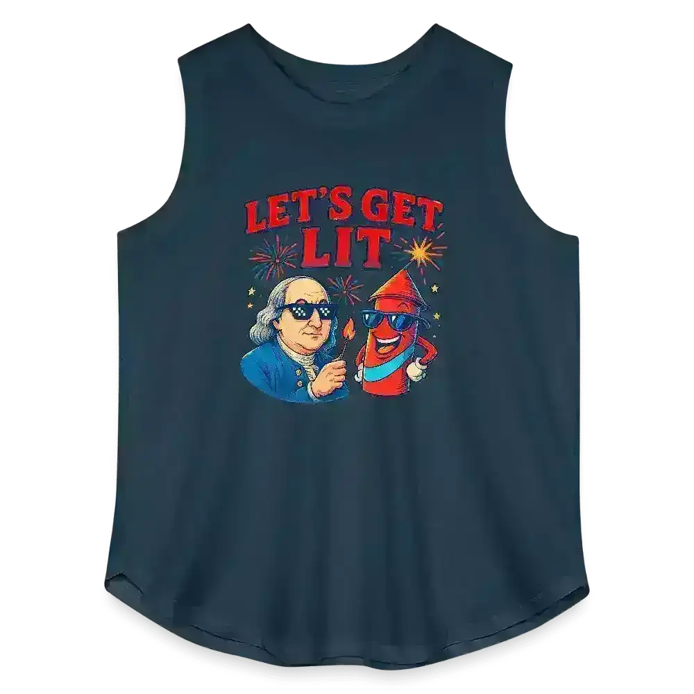 Let's Get Lit - Curvy Tank - Cady Creations