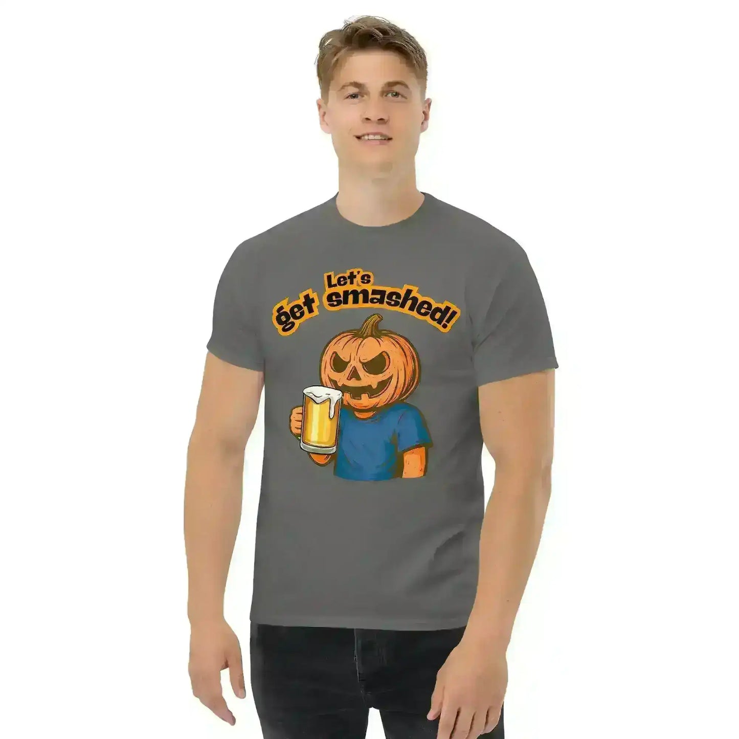 Let's Get Smashed Unisex Tee - Halloween Drinking Humor - Cady Creations