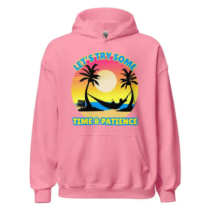 Let's Try Some Time & Patience Blue Vacation Andrew McMahon in the Wilderness Inspired Pullover Hoodie - Cady Creations