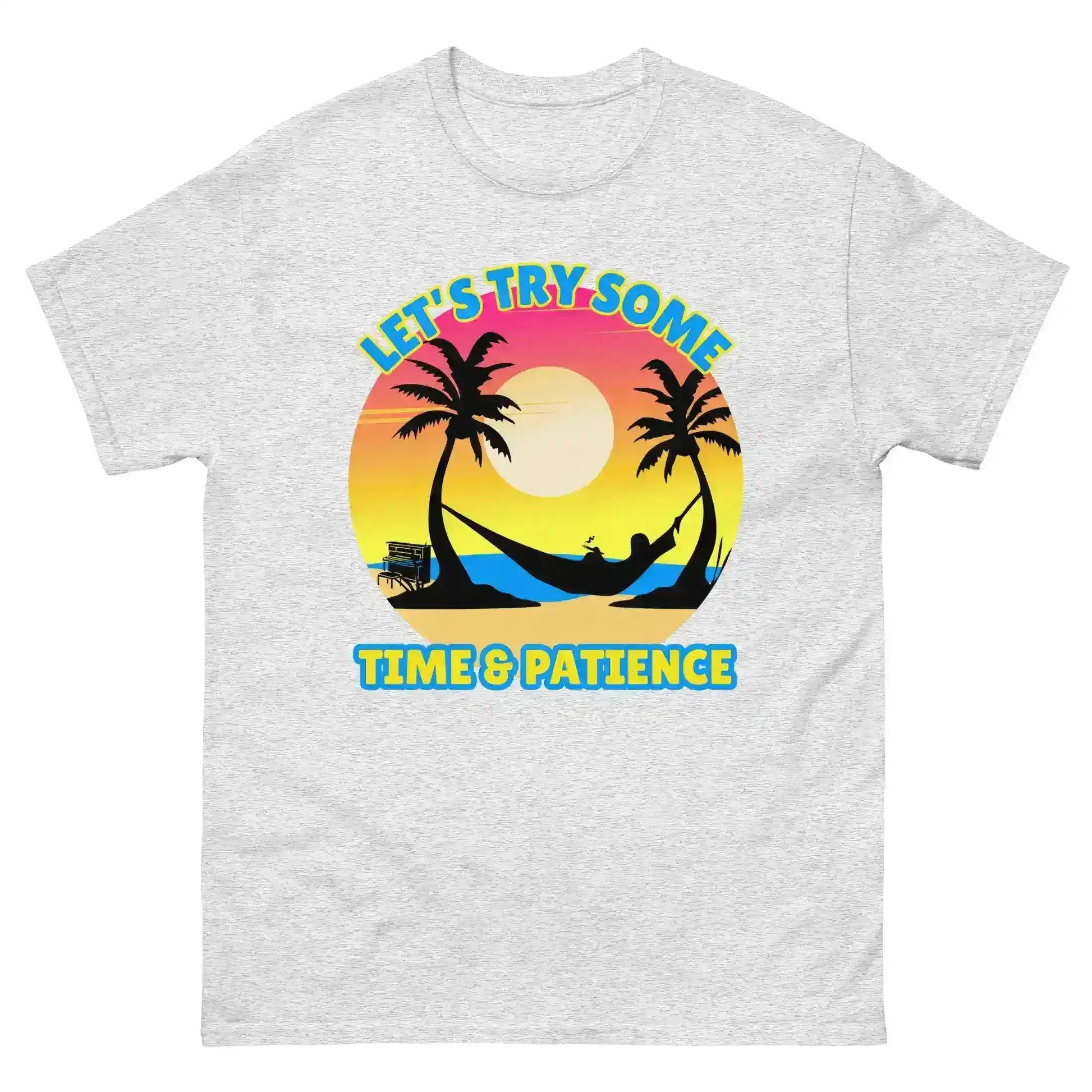 Let's Try Some Time & Patience Blue Vacation Andrew McMahon in the Wilderness Inspired Unisex Tee - Cady Creations
