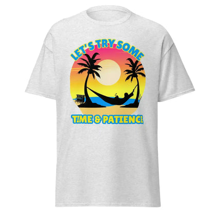 Let's Try Some Time & Patience Blue Vacation Andrew McMahon in the Wilderness Inspired Unisex Tee - Cady Creations