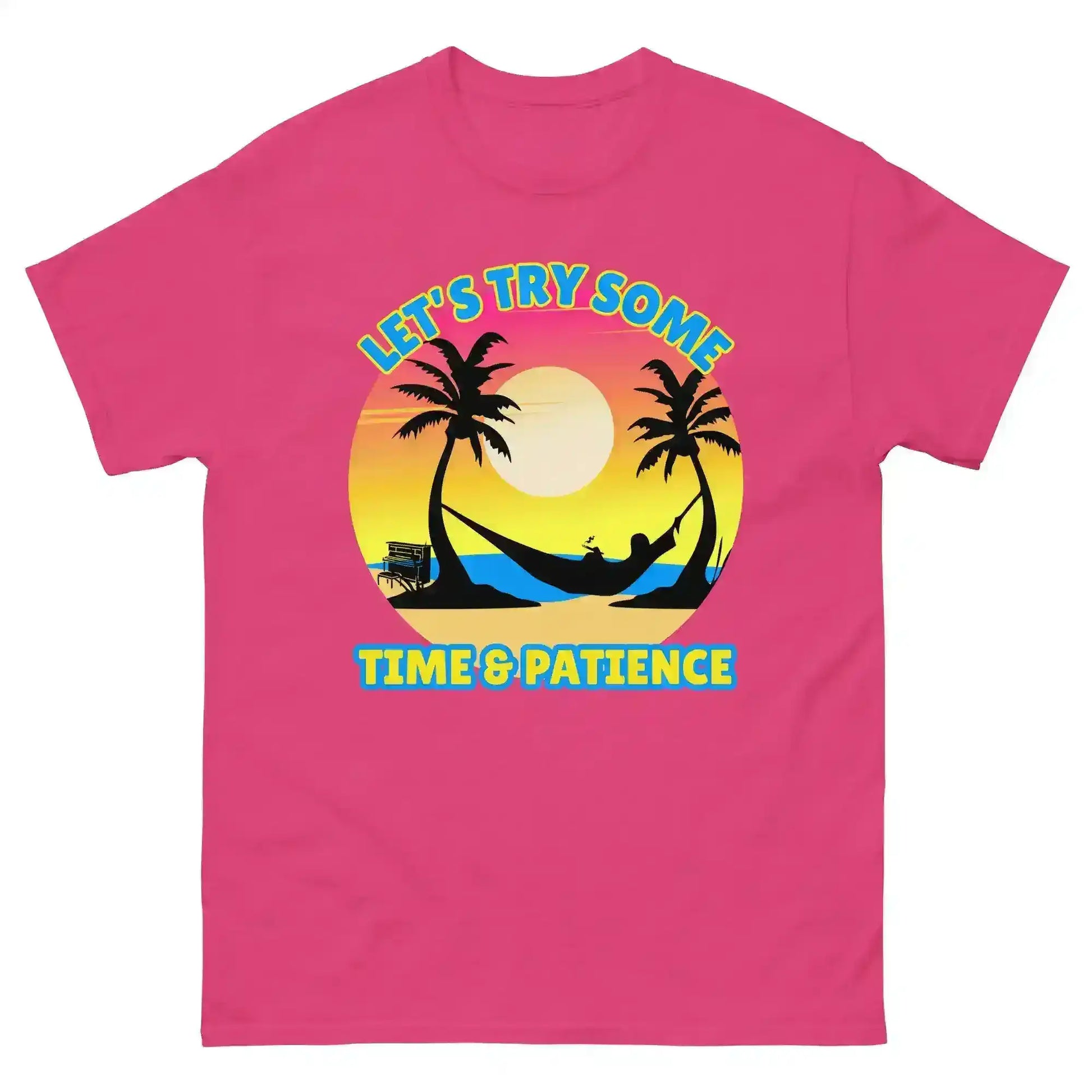 Let's Try Some Time & Patience Blue Vacation Andrew McMahon in the Wilderness Inspired Unisex Tee - Cady Creations