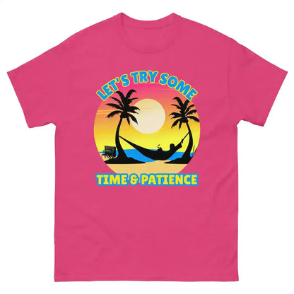 Let's Try Some Time & Patience Blue Vacation Andrew McMahon in the Wilderness Inspired Unisex Tee - Cady Creations