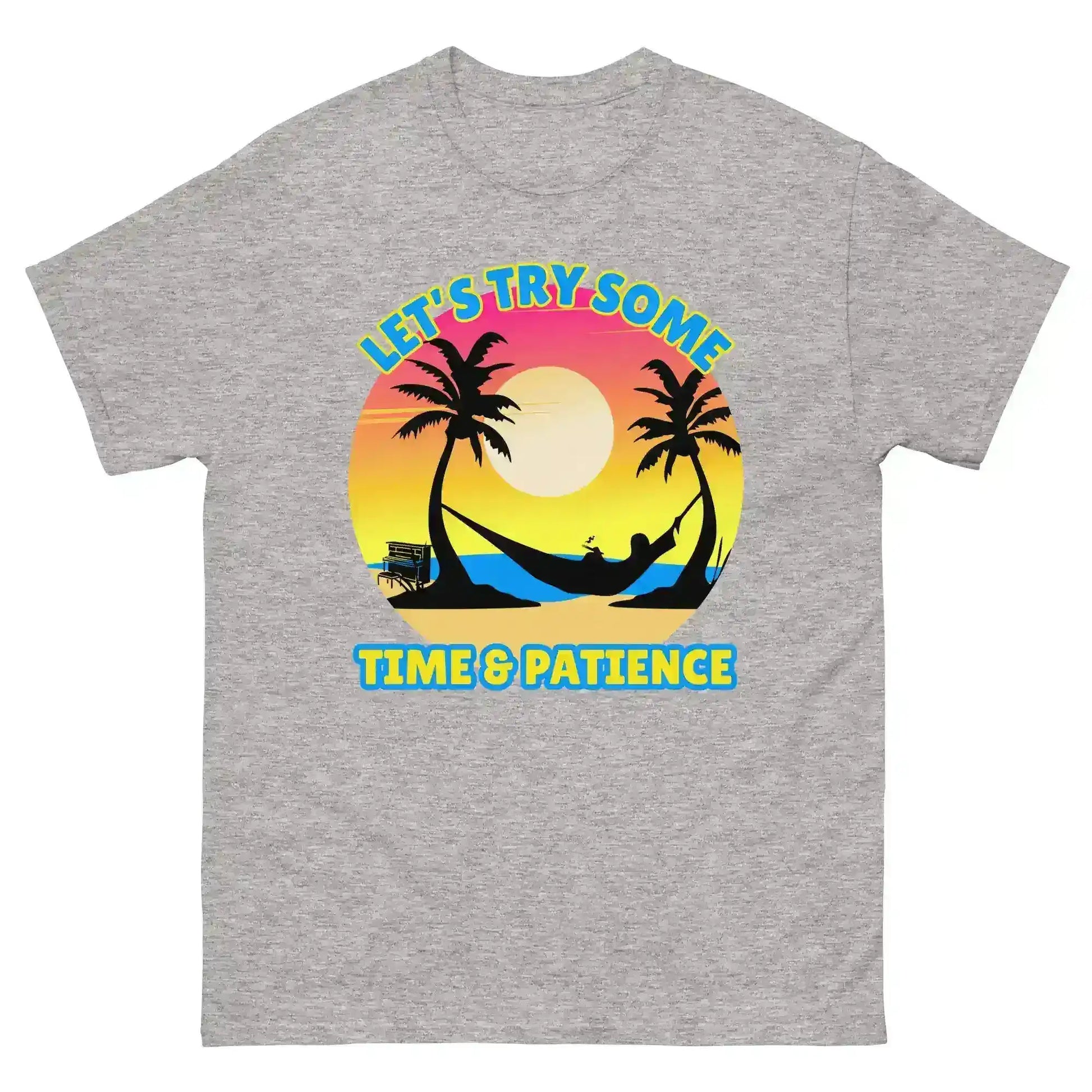 Let's Try Some Time & Patience Blue Vacation Andrew McMahon in the Wilderness Inspired Unisex Tee - Cady Creations
