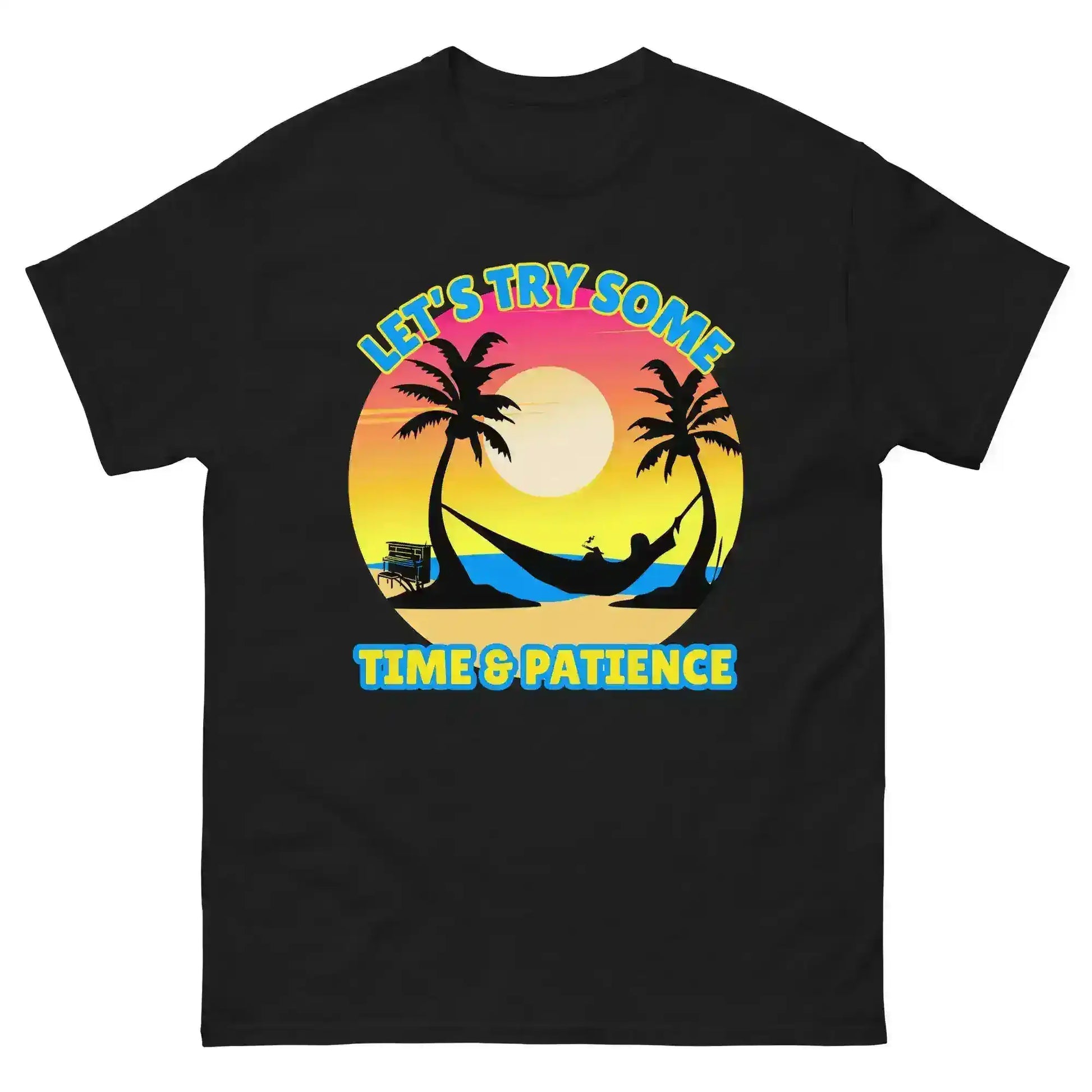 Let's Try Some Time & Patience Blue Vacation Andrew McMahon in the Wilderness Inspired Unisex Tee - Cady Creations