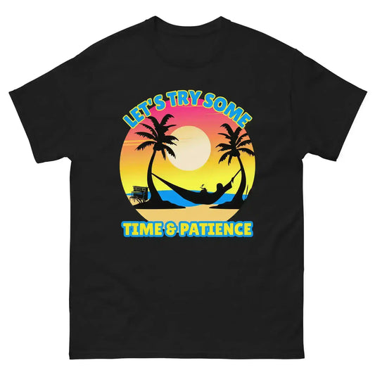 Let's Try Some Time & Patience Blue Vacation Andrew McMahon in the Wilderness Inspired Unisex Tee - Cady Creations