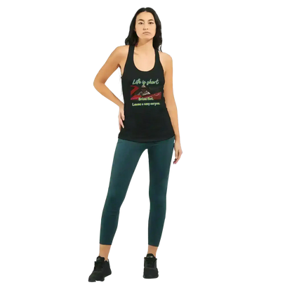 Life Is Short Florida Stanley Inspired - Racerback Tank - Cady Creations