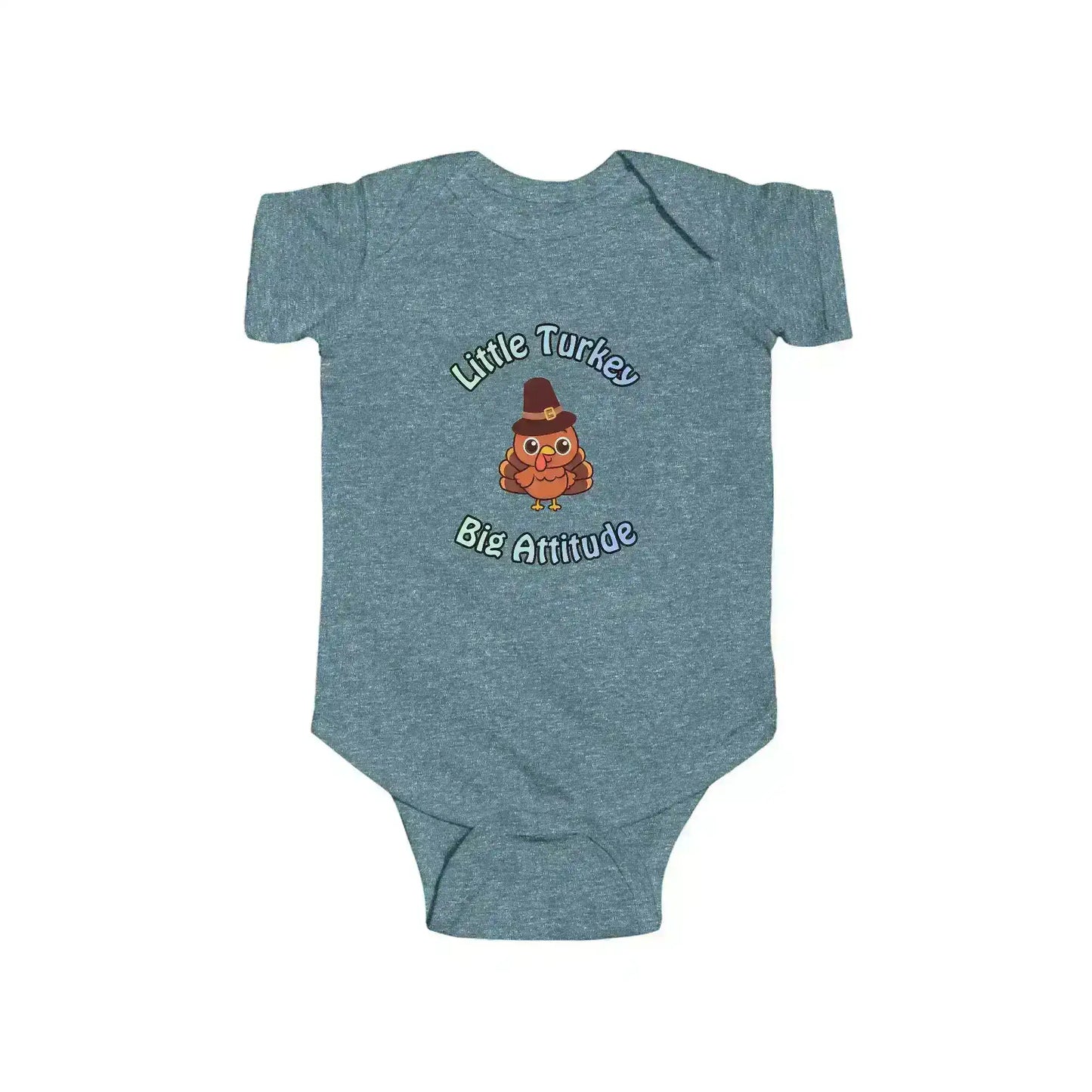  Little Turkey Big Attitude - Baby Onesie - Cady Creations