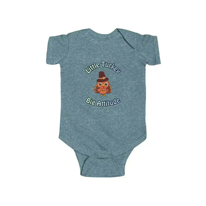  Little Turkey Big Attitude - Baby Onesie - Cady Creations
