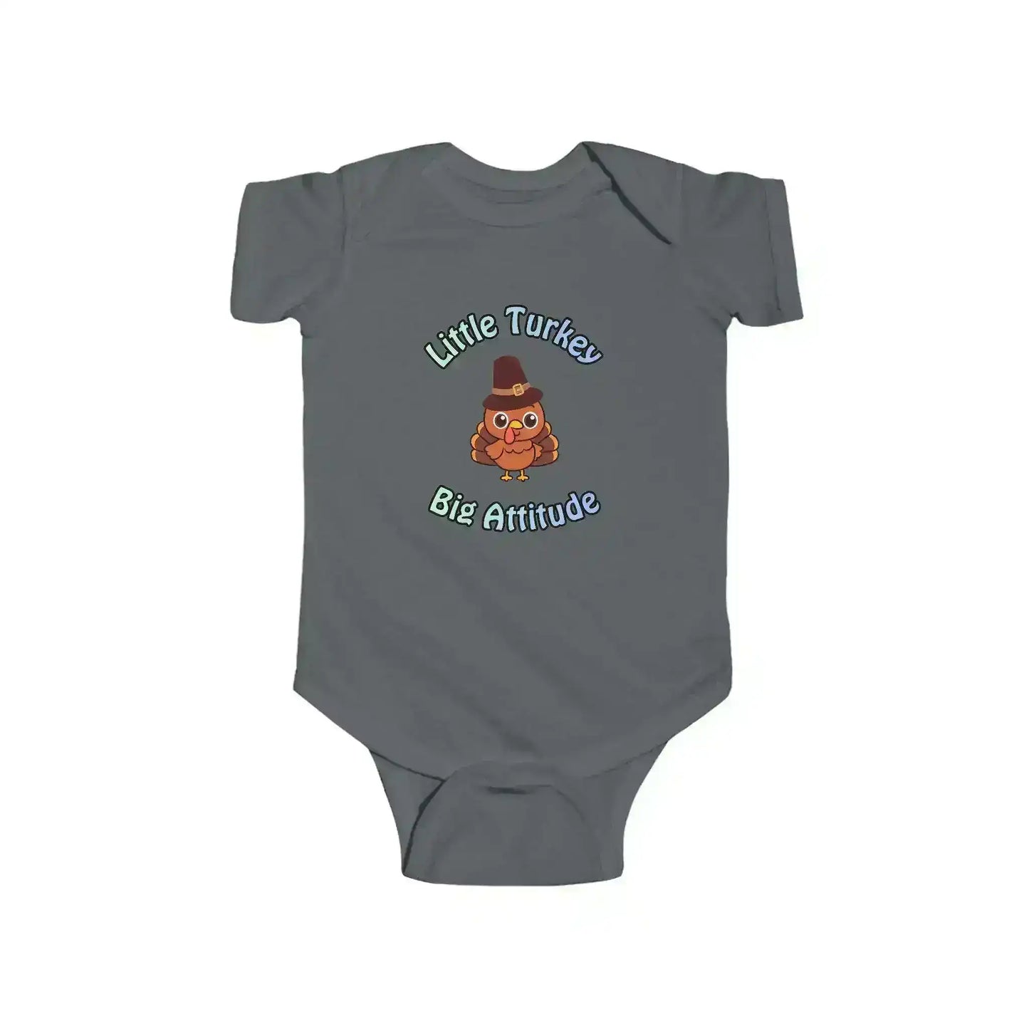  Little Turkey Big Attitude - Baby Onesie - Cady Creations