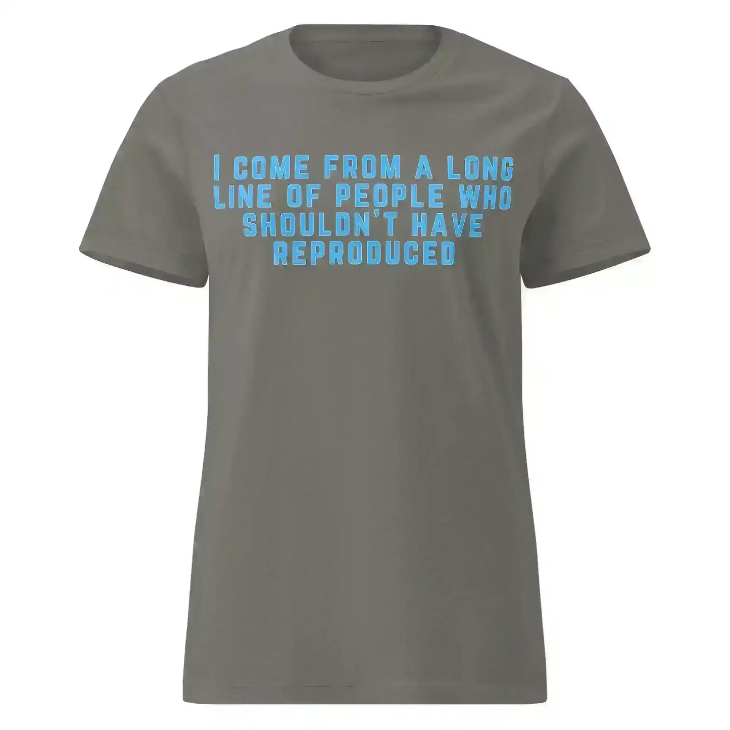 Long Line of Questionable Reproduction - Fitted Tee - Cady Creations