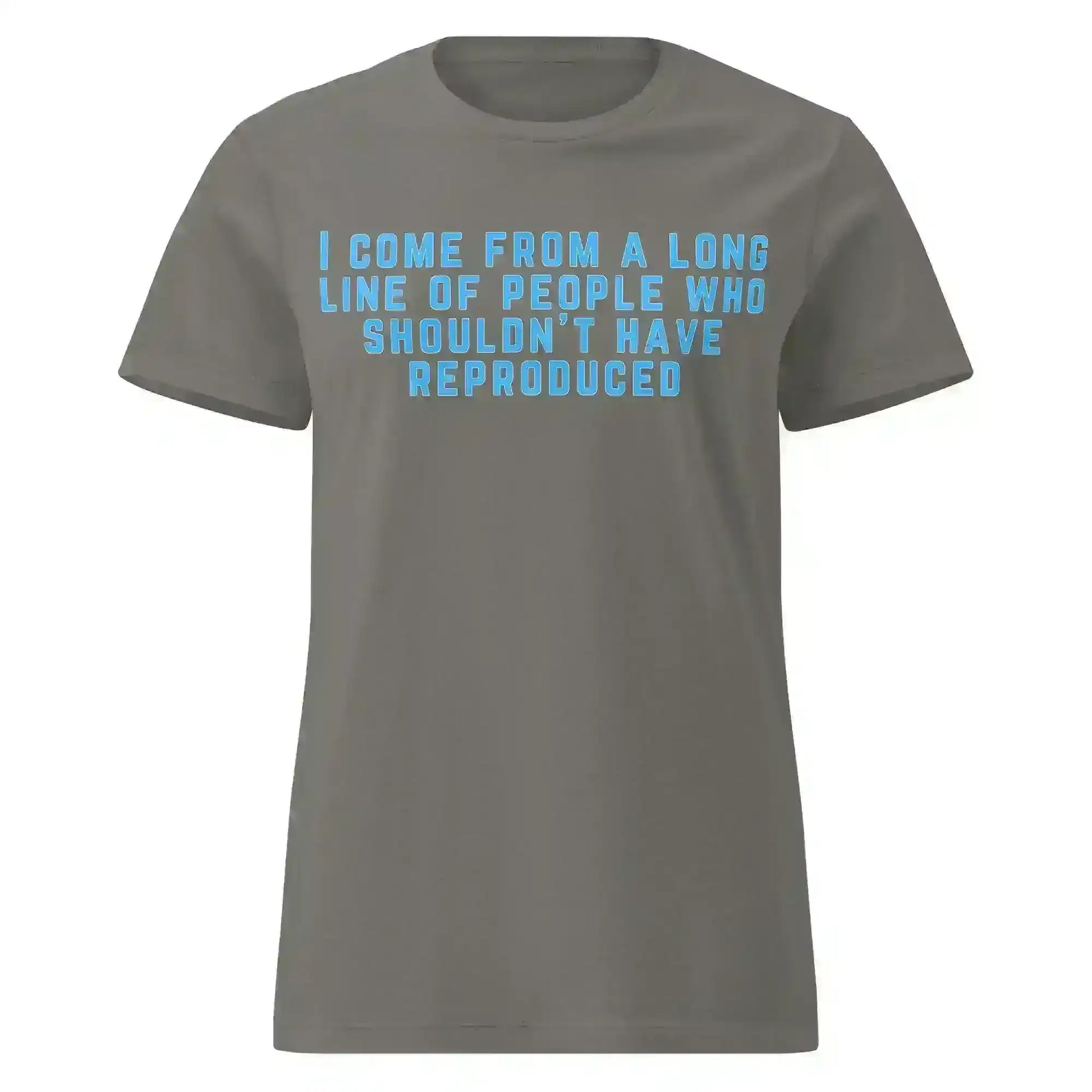 Long Line of Questionable Reproduction - Fitted Tee - Cady Creations
