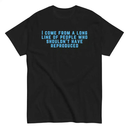 Long Line of Questionable Reproduction Unisex Graphic Tee - Cady Creations