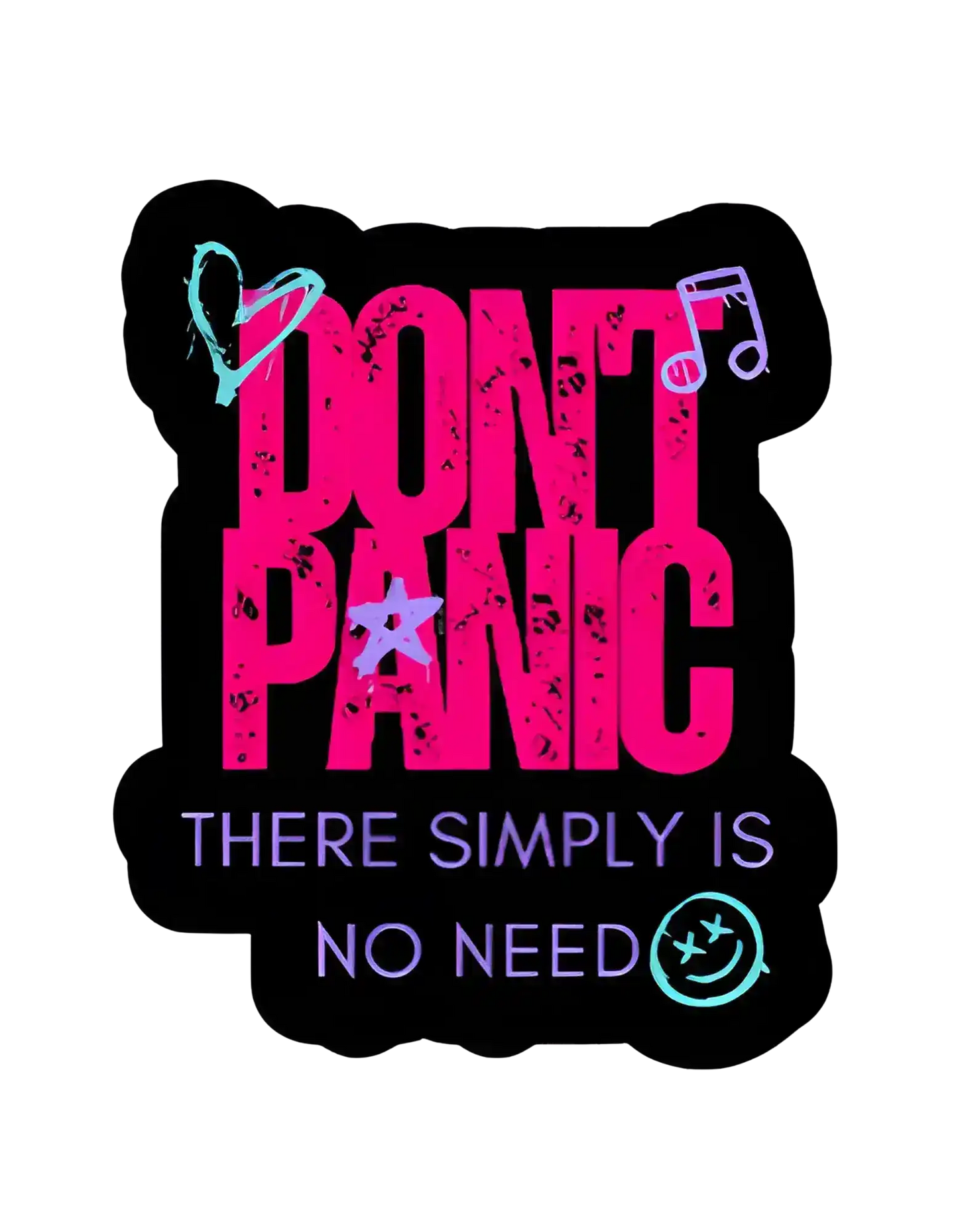 Don’t Panic There Simply Is No Need | Jack’s Mannequin Lyrics Vinyl Sticker