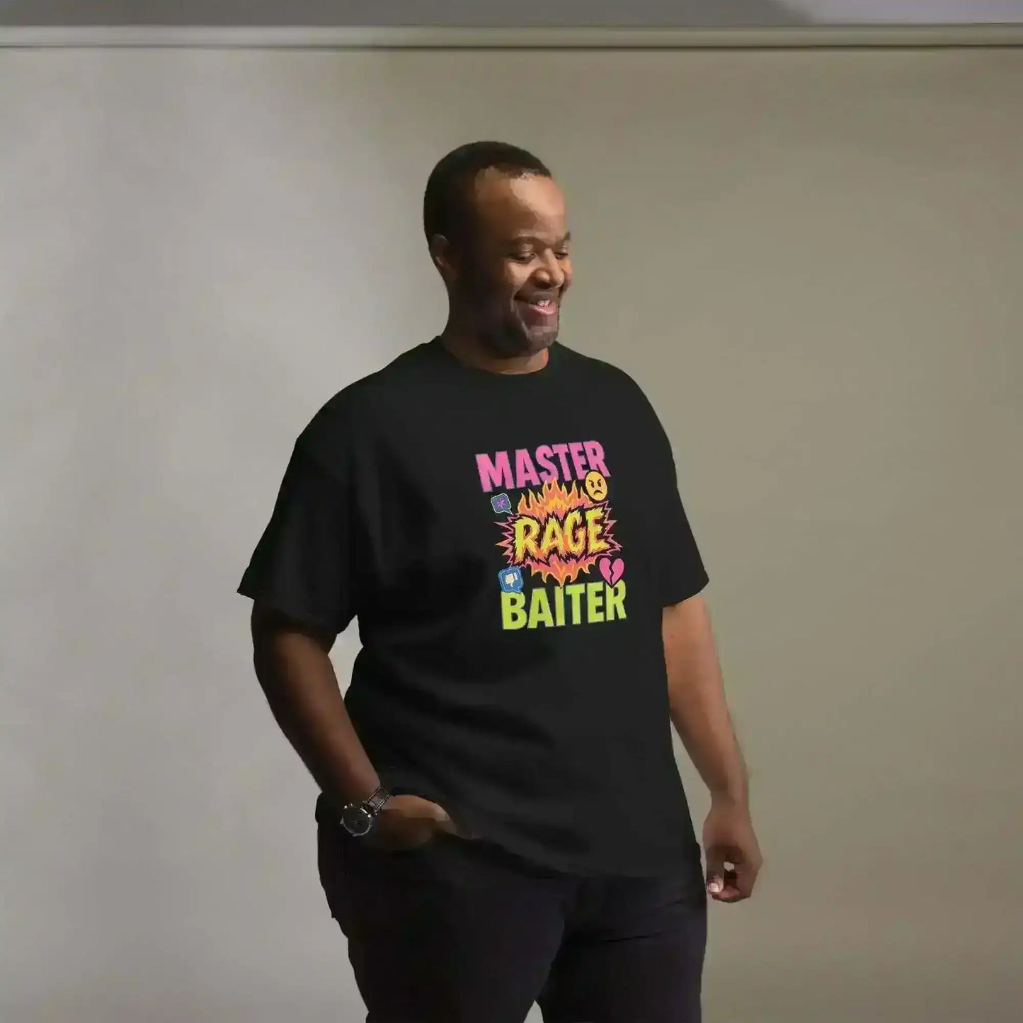 Master Rage Baiter Internet Drama Gen Z Slang Unisex Tee - Cady Creations
